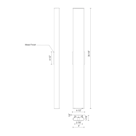 A large image of the Kuzco Lighting VL60236 Alternate Image