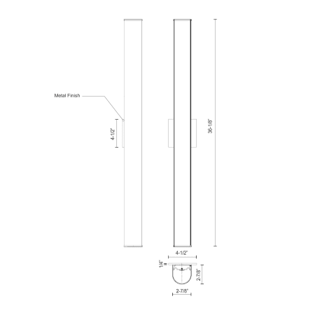 A large image of the Kuzco Lighting VL61236 Alternate Image