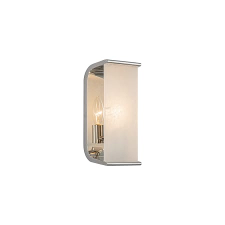 A large image of the Kuzco Lighting WV327010 Polished Nickel / Alabaster