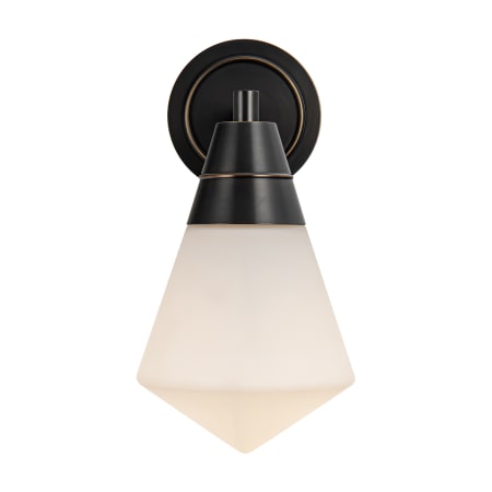 A large image of the Kuzco Lighting WV348106 Urban Bronze / Matte Opal Glass