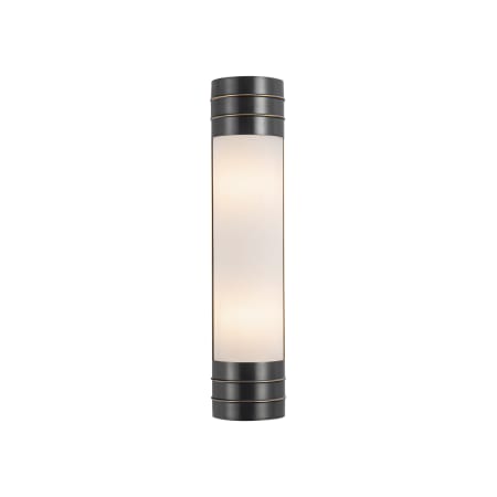 A large image of the Kuzco Lighting WV348218 Urban Bronze / Matte Opal Glass