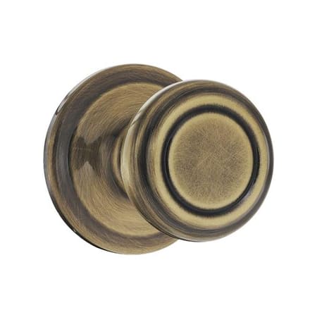 A large image of the Kwikset 604CN Antique Brass