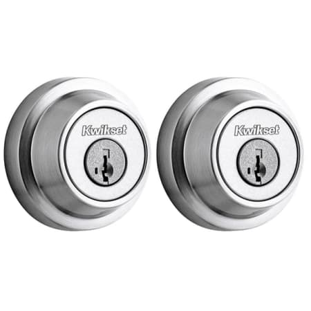 A large image of the Kwikset 665CRR Polished Chrome