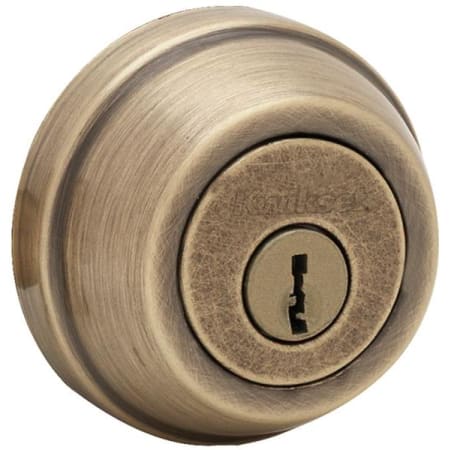 A large image of the Kwikset 782 Antique Brass