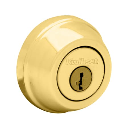 A large image of the Kwikset 784-S Polished Brass