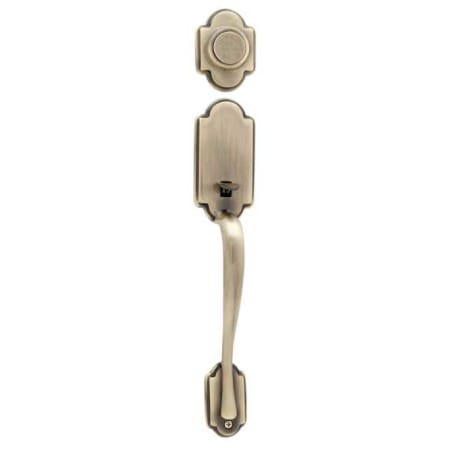 A large image of the Kwikset 802AN-LIP Antique Brass