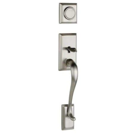 A large image of the Kwikset 802HE-LIP Satin Nickel