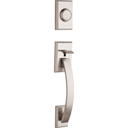 A large image of the Kwikset 802TVH-LIP Satin Nickel