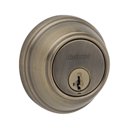 A large image of the Kwikset 816 Antique Brass