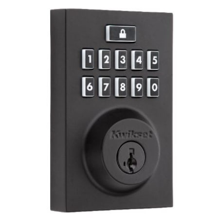 A large image of the Kwikset 914CNT-ZW Iron Black