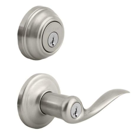 A large image of the Kwikset 991TNL Satin Nickel
