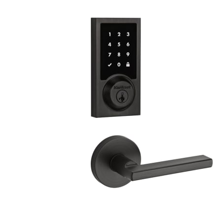 A large image of the Kwikset 154HFLRDT-916CNTZW-S Venetian Bronze