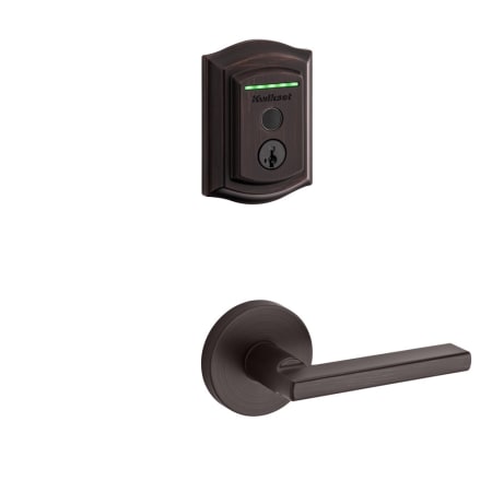 A large image of the Kwikset 154HFLRDT-959TRLFPRT-S Venetian Bronze