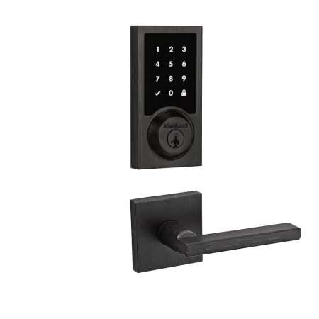 A large image of the Kwikset 154HFLSQT-916CNTZW-S Venetian Bronze