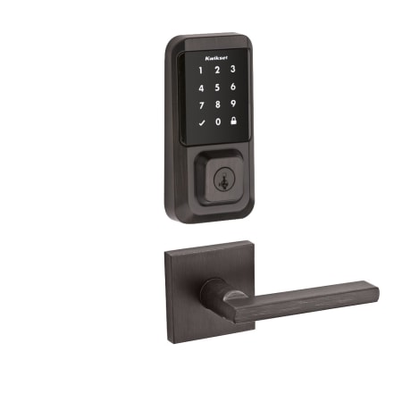 A large image of the Kwikset 154HFLSQT-939WIFITSCR-S Venetian Bronze