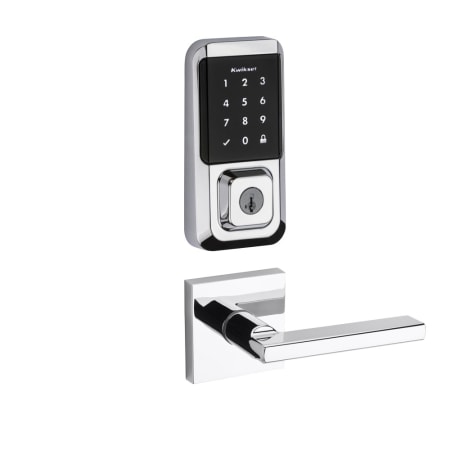 A large image of the Kwikset 154HFLSQT-939WIFITSCR-S Polished Chrome