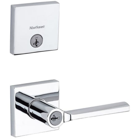 A large image of the Kwikset 156LSLSQT-158SQT-S Polished Chrome