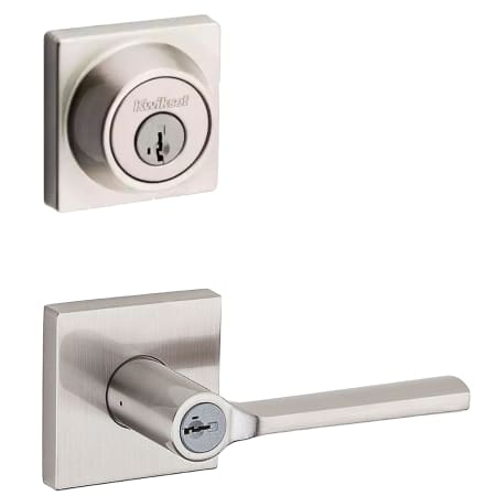 A large image of the Kwikset 156LSLSQT-660SQT-S Satin Nickel