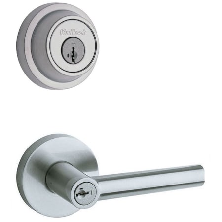 A large image of the Kwikset 156MILRDT-660CRR-S Satin Chrome