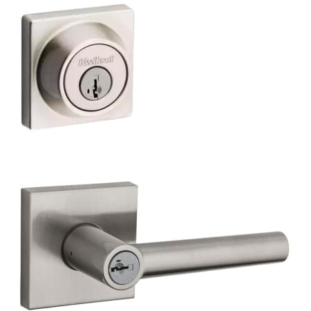 A large image of the Kwikset 156MILSQT-660SQT-S Satin Nickel