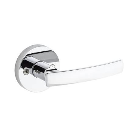 A large image of the Kwikset 157SYLRDT Polished Chrome