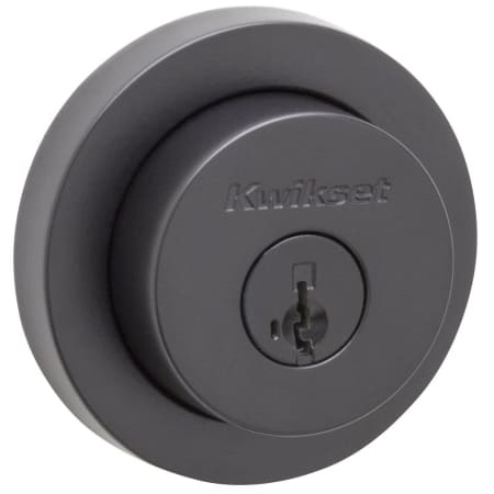 A large image of the Kwikset 158RDT-S Iron Black