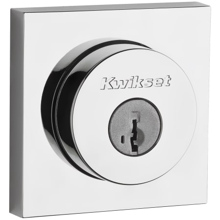 A large image of the Kwikset 159SQT-S Polished Chrome