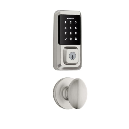 A large image of the Kwikset 200AO-939WIFITSCR-S Satin Nickel