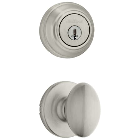 A large image of the Kwikset 200AO-980-S Satin Nickel