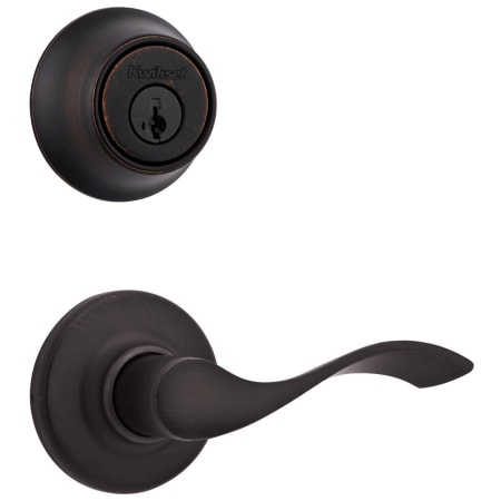 A large image of the Kwikset 200BL-660-S Venetian Bronze