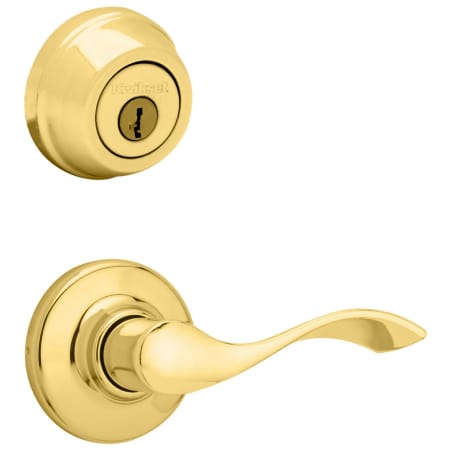 A large image of the Kwikset 200BL-780-S Polished Brass