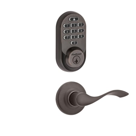 A large image of the Kwikset 200BL-938WIFIKYPD-S Venetian Bronze