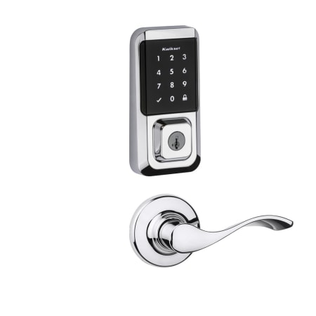 A large image of the Kwikset 200BL-939WIFITSCR-S Polished Chrome
