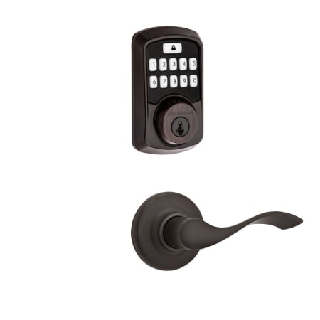 A large image of the Kwikset 200BL-942BLE-S Venetian Bronze