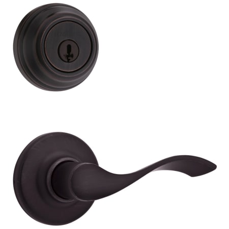 A large image of the Kwikset 200BL-980-S Venetian Bronze
