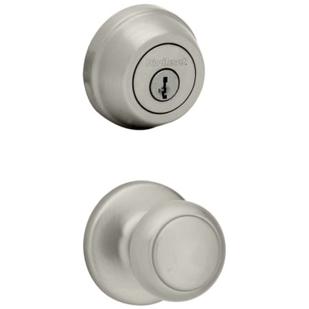 A large image of the Kwikset 200CV-780-S Satin Nickel