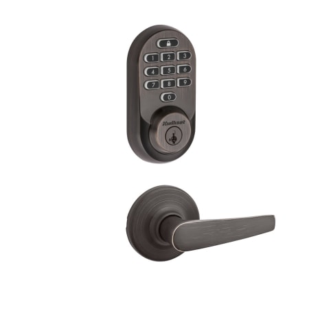 A large image of the Kwikset 200DL-938WIFIKYPD-S Venetian Bronze