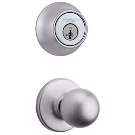A large image of the Kwikset 200P-660-S Satin Chrome