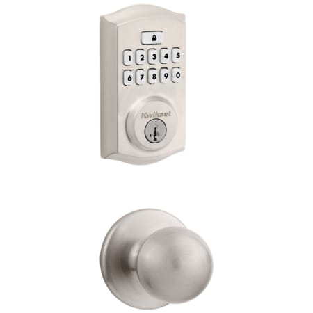 A large image of the Kwikset 200P-9260TRL-S Satin Nickel
