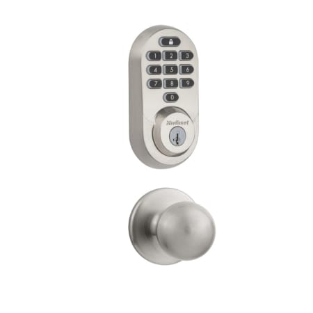 A large image of the Kwikset 200P-938WIFIKYPD-S Satin Nickel