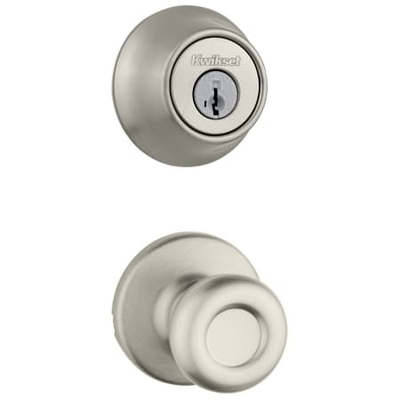A large image of the Kwikset 200T-660-S Satin Nickel