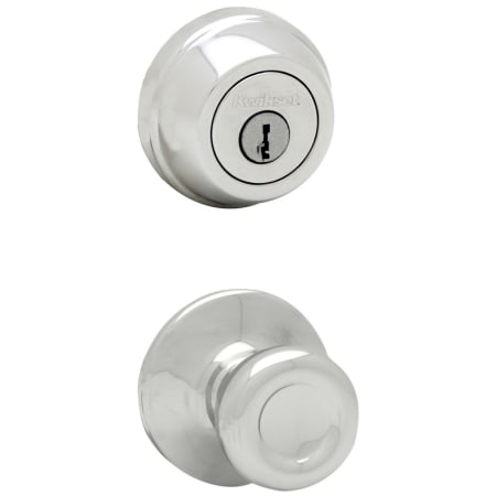 A large image of the Kwikset 200T-780-S Polished Chrome