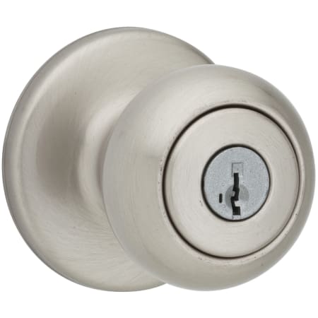 A large image of the Kwikset 400CV-S Satin Nickel