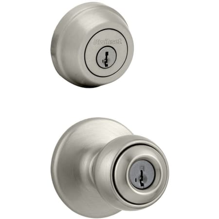 A large image of the Kwikset 400P-780-S Satin Nickel