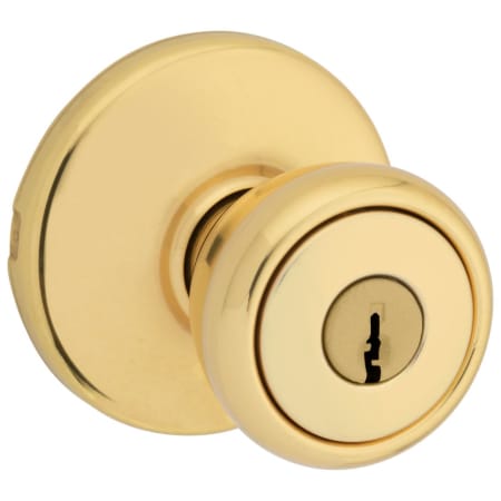 A large image of the Kwikset 400T Polished Brass