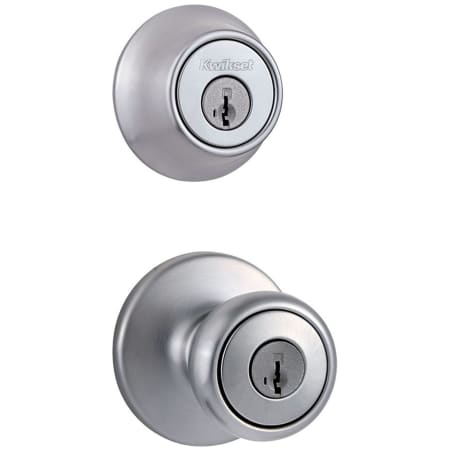 A large image of the Kwikset 400T-660-S Satin Chrome
