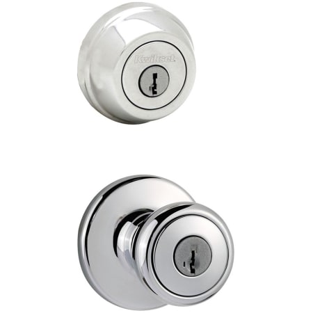 A large image of the Kwikset 400T-780-S Polished Chrome