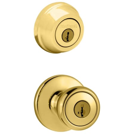 A large image of the Kwikset 400T-780-S Polished Brass