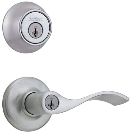 A large image of the Kwikset 405BL-660-S Satin Chrome