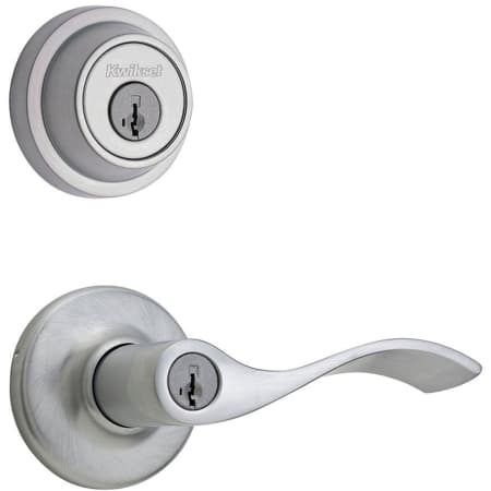A large image of the Kwikset 405BL-660CRR-S Satin Chrome